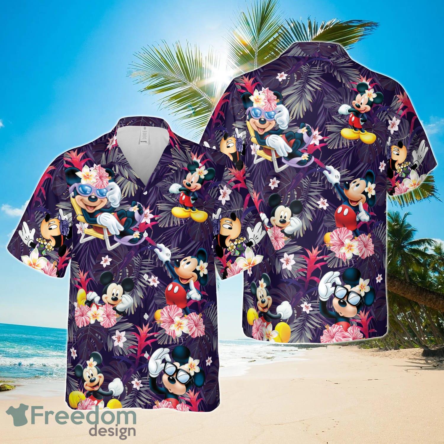 Disney Mickey Mouse Summer Beach Trip Family Hawaiian Shirt Product Photo 1