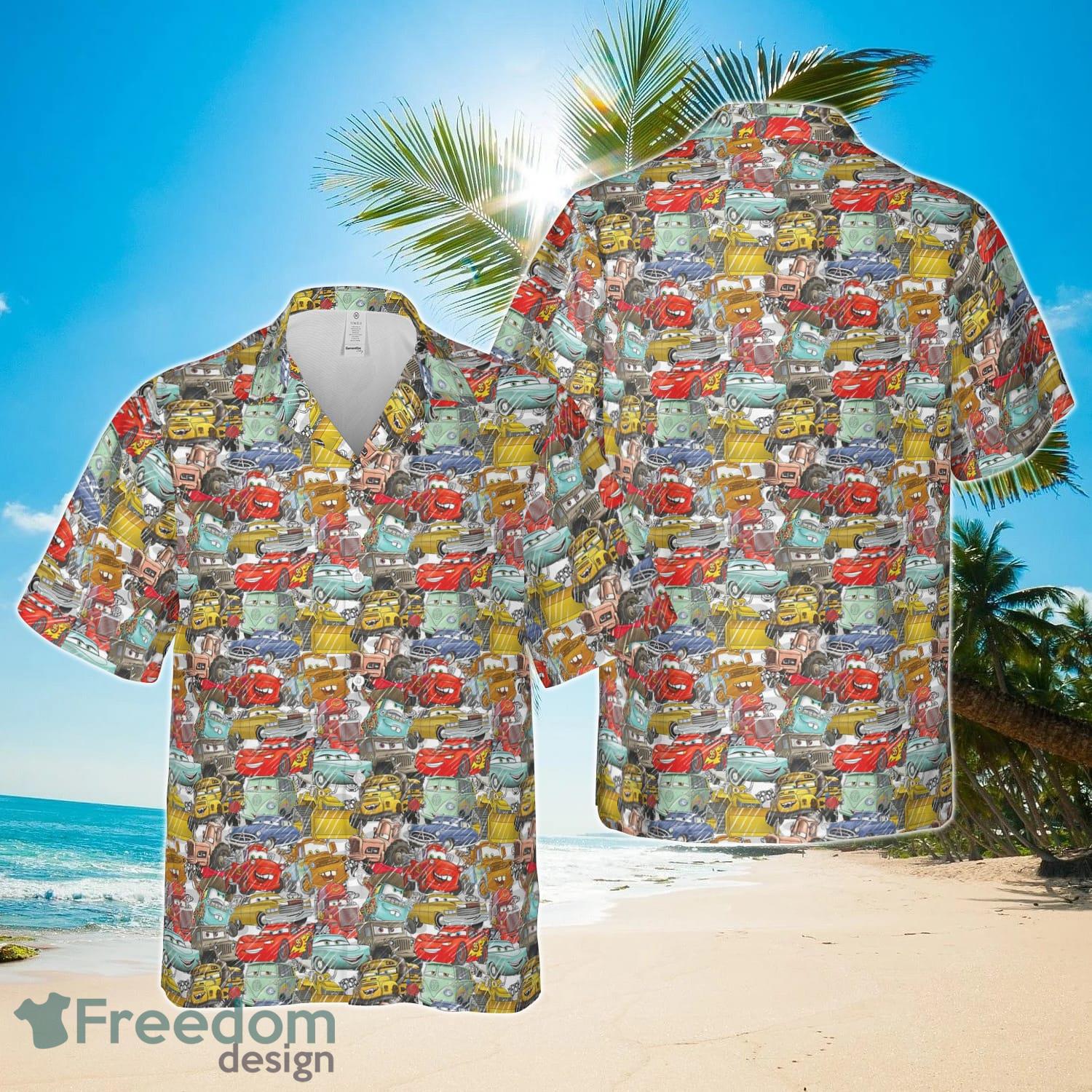 Disney Pixar Cars Sketched Hawaiians Shirt Product Photo 1