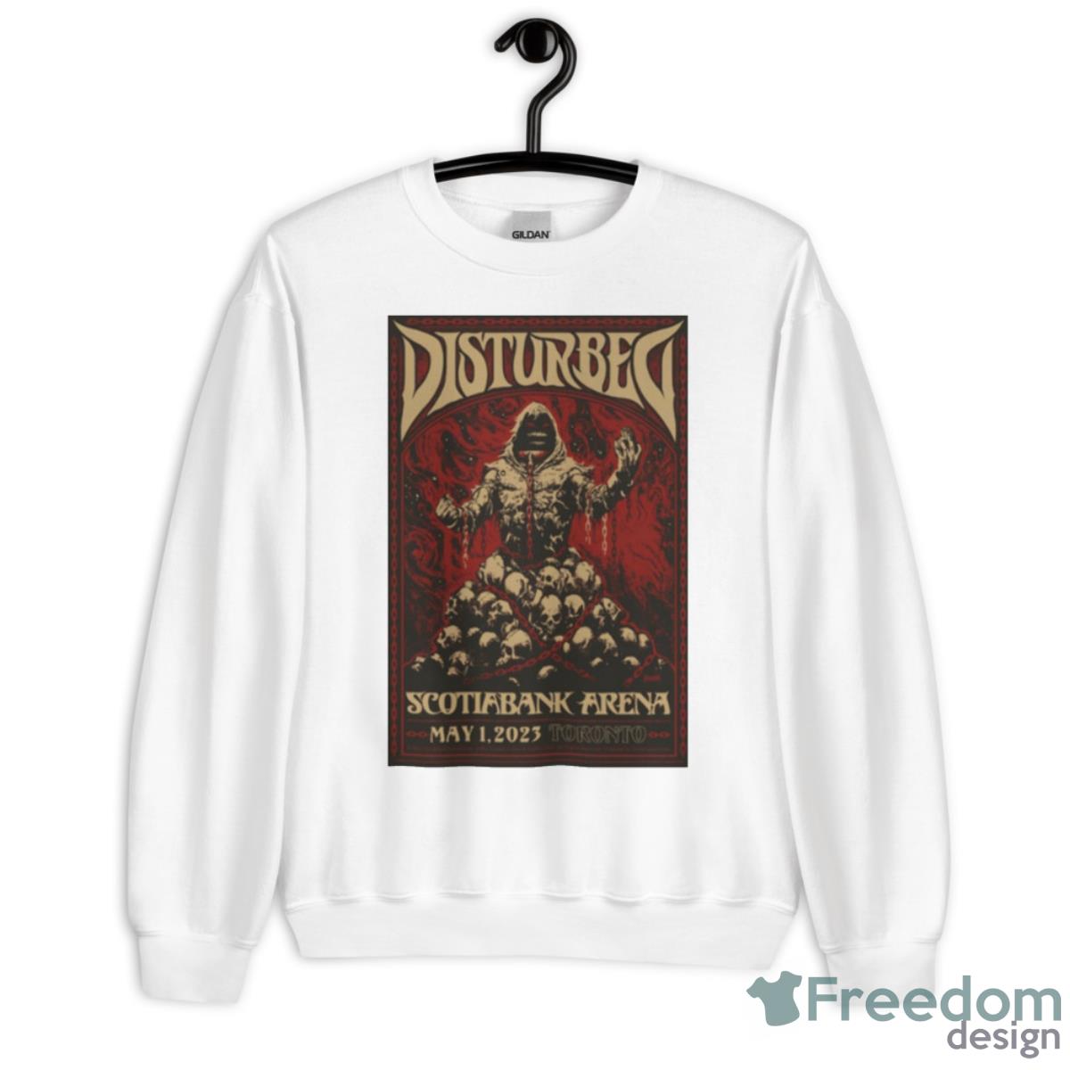 Disturbed Toronto May 1 2023 Scotiabank Arena Poster Shirt - Unisex Heavy Blend Crewneck Sweatshirt