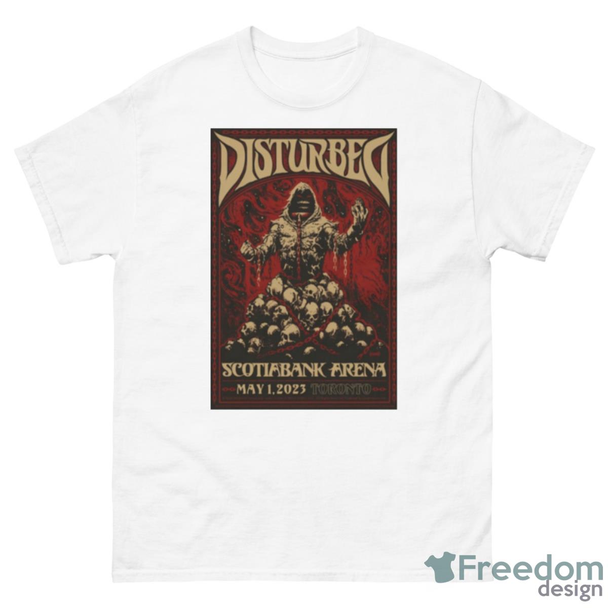 Disturbed Toronto May 1 2023 Scotiabank Arena Poster Shirt - 500 Men’s Classic Tee Gildan