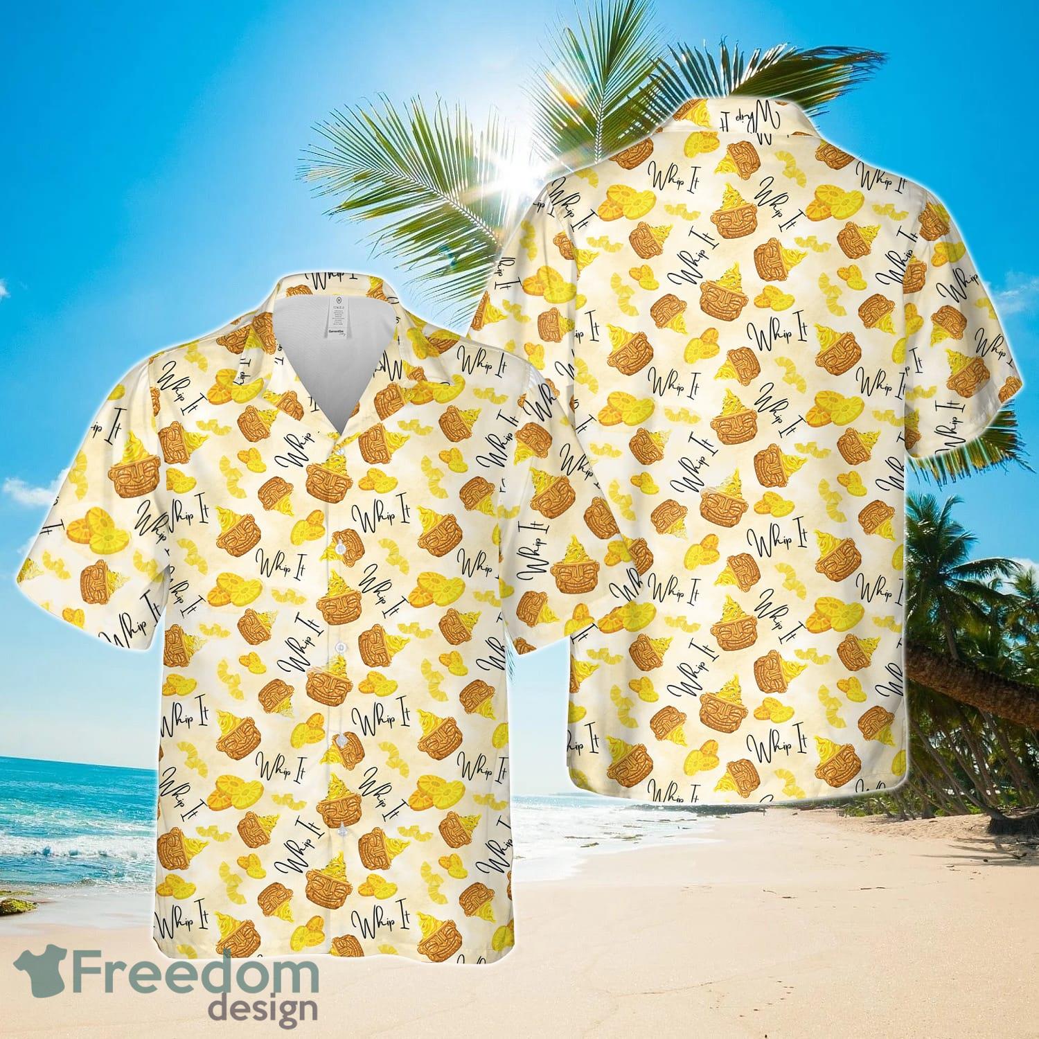 Dole Whip It Disney Parks Inspired Men's Button Down Hawaiians Shirt Product Photo 1