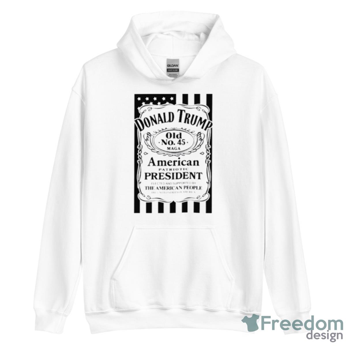 Donald Trump Old No 45 Maga American Patriotic President Shirt - Unisex Heavy Blend Hooded Sweatshirt Donald Trump Old No 45 Maga American Patriotic President Shirt - Unisex Heavy Blend Hooded Sweatshirt