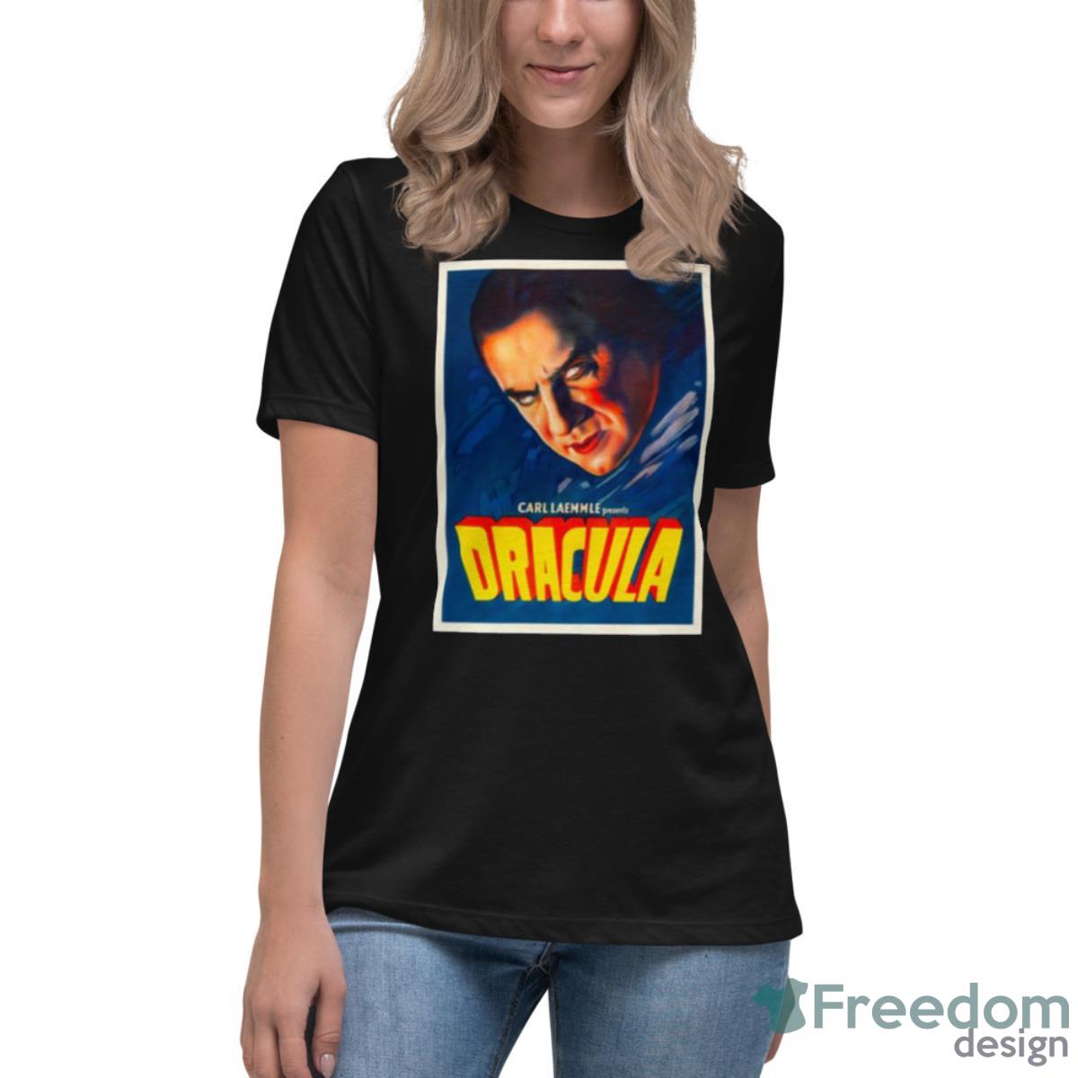 Dracula 1931 Renfield Shirt - Womens Relaxed Short Sleeve Jersey Tee Dracula 1931 Renfield Shirt - Womens Relaxed Short Sleeve Jersey Tee