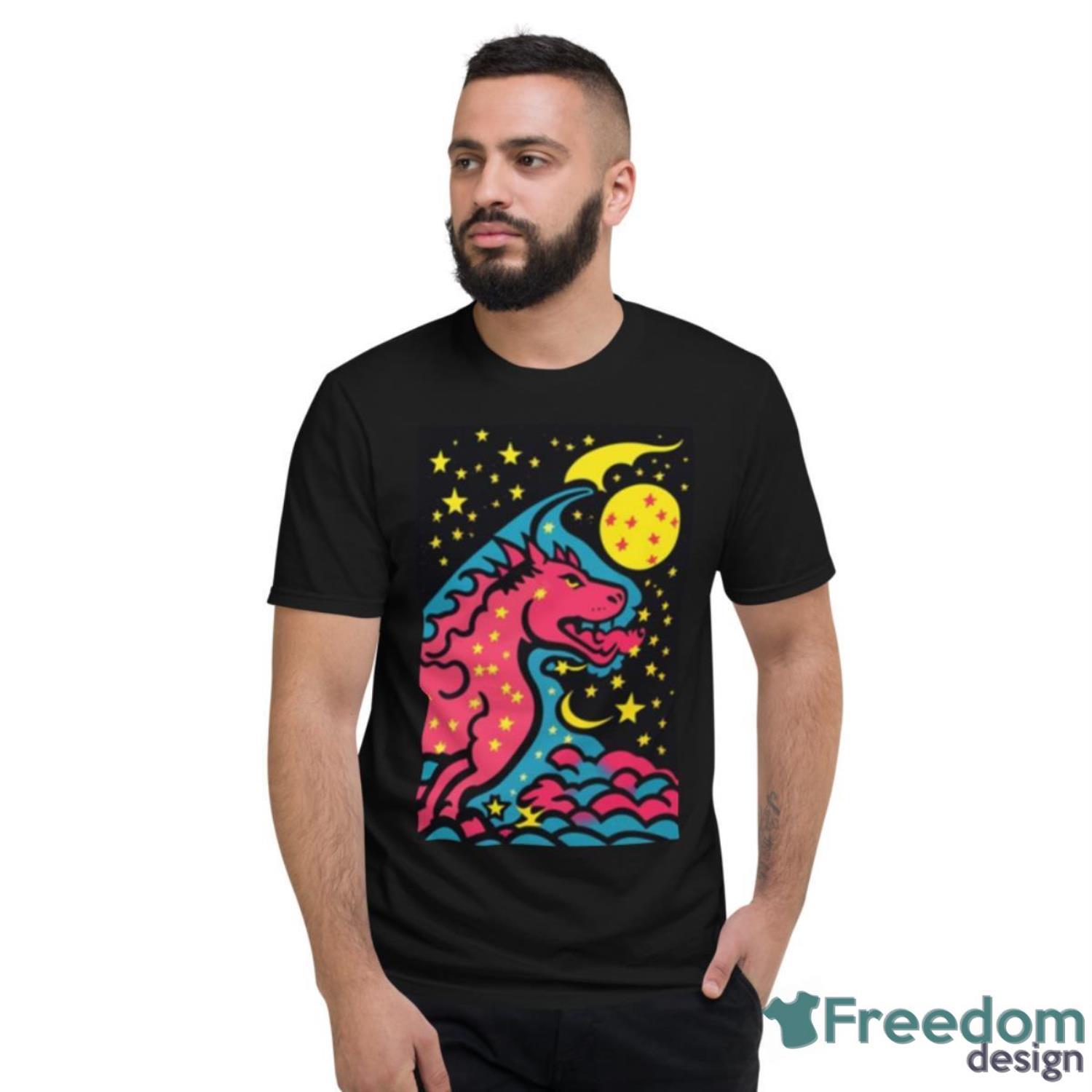Dragon In Space Art shirt - Short Sleeve T-Shirt