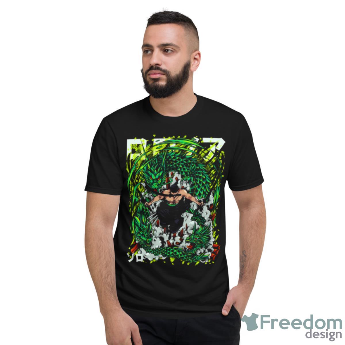 Dragon Zoro One Piece Anime Series Shirt - Short Sleeve T-Shirt