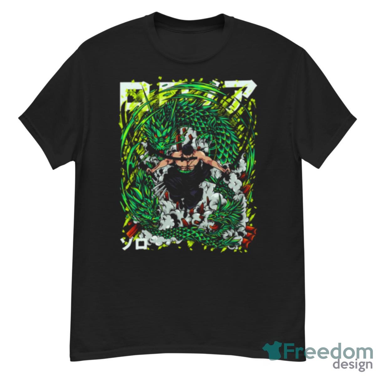 Dragon Zoro One Piece Anime Series Shirt - G500 Men’s Classic T-Shirt