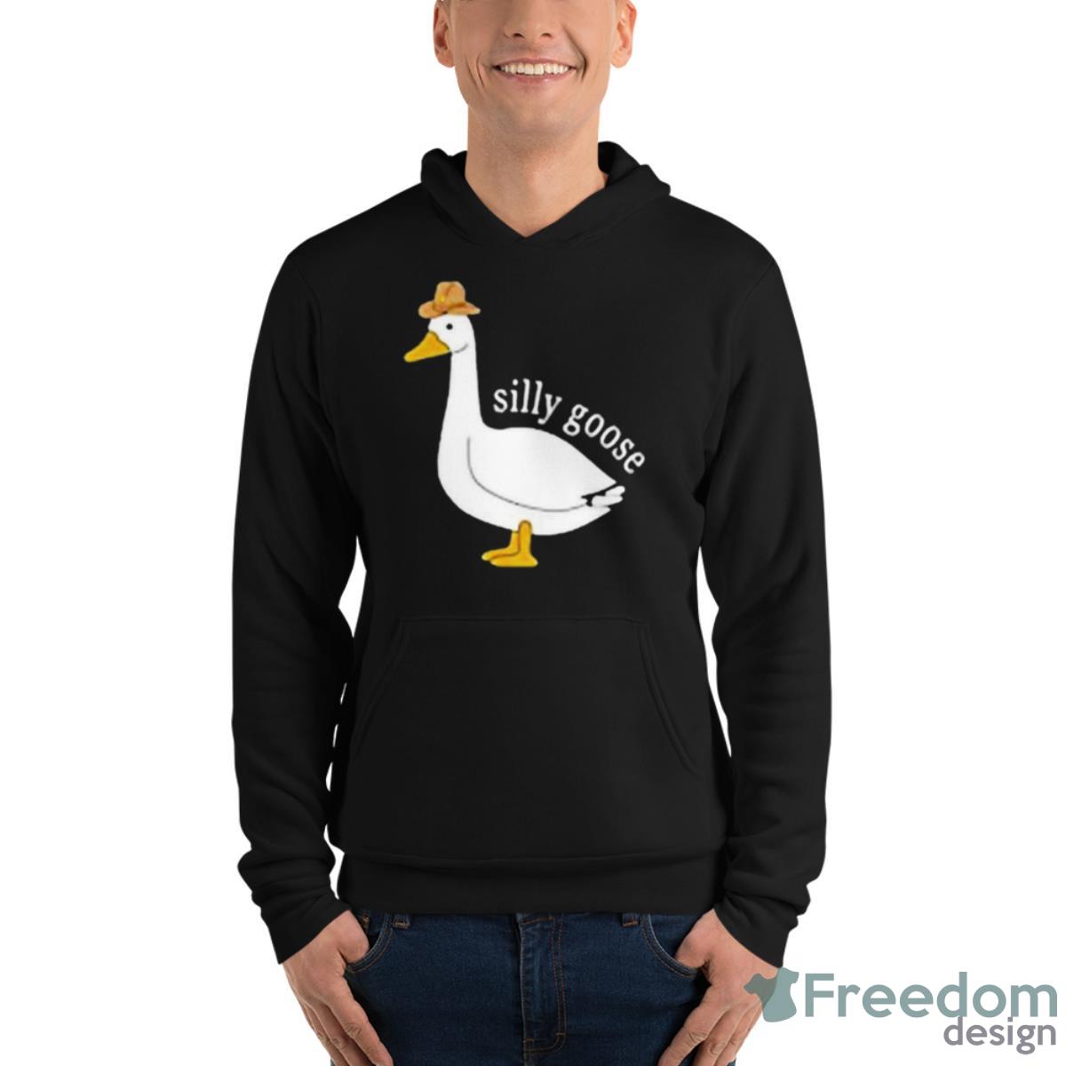 Duck Silly Goose Cowboy Hat Funny Easter Shirt image Duck Silly Goose Cowboy Hat Funny Easter Shirt - Unisex Fleece Pullover Hoodie