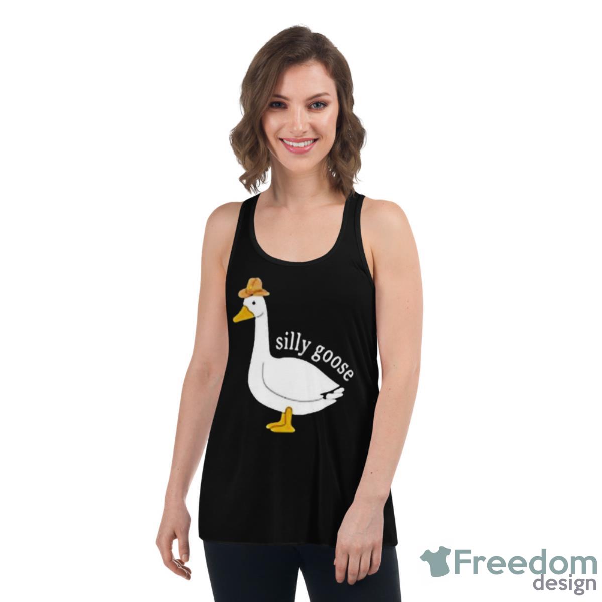 Duck Silly Goose Cowboy Hat Funny Easter Shirt - Womens Flowy Racerback Tank Duck Silly Goose Cowboy Hat Funny Easter Shirt - Womens Flowy Racerback Tank