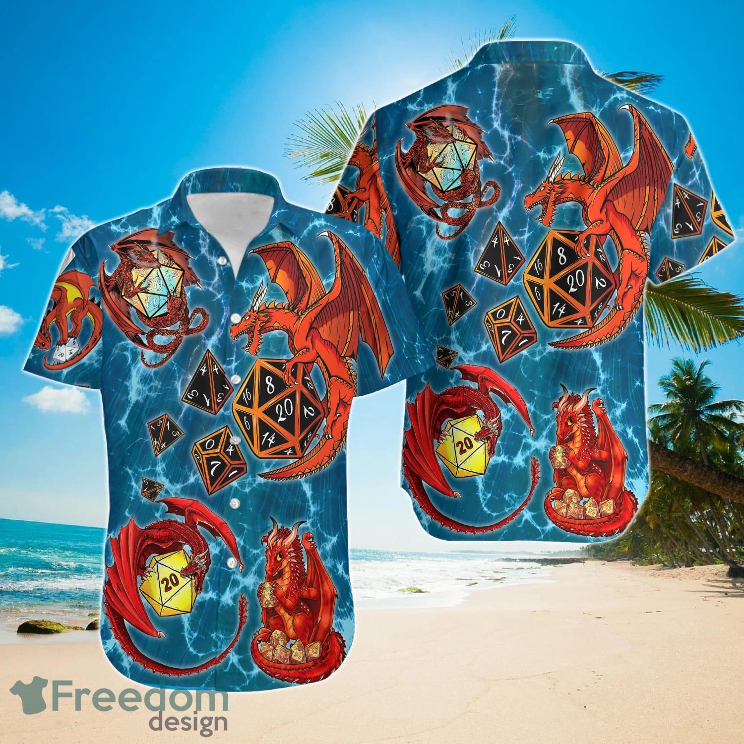 Dungeons And Dragons Hawaiian Shirt, DnD Hawaiian Shirt Product Photo 1