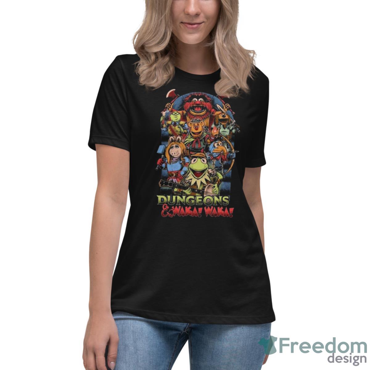 Dungeons & Waka Waka Shirt - Womens Relaxed Short Sleeve Jersey Tee Dungeons & Waka Waka Shirt - Womens Relaxed Short Sleeve Jersey Tee