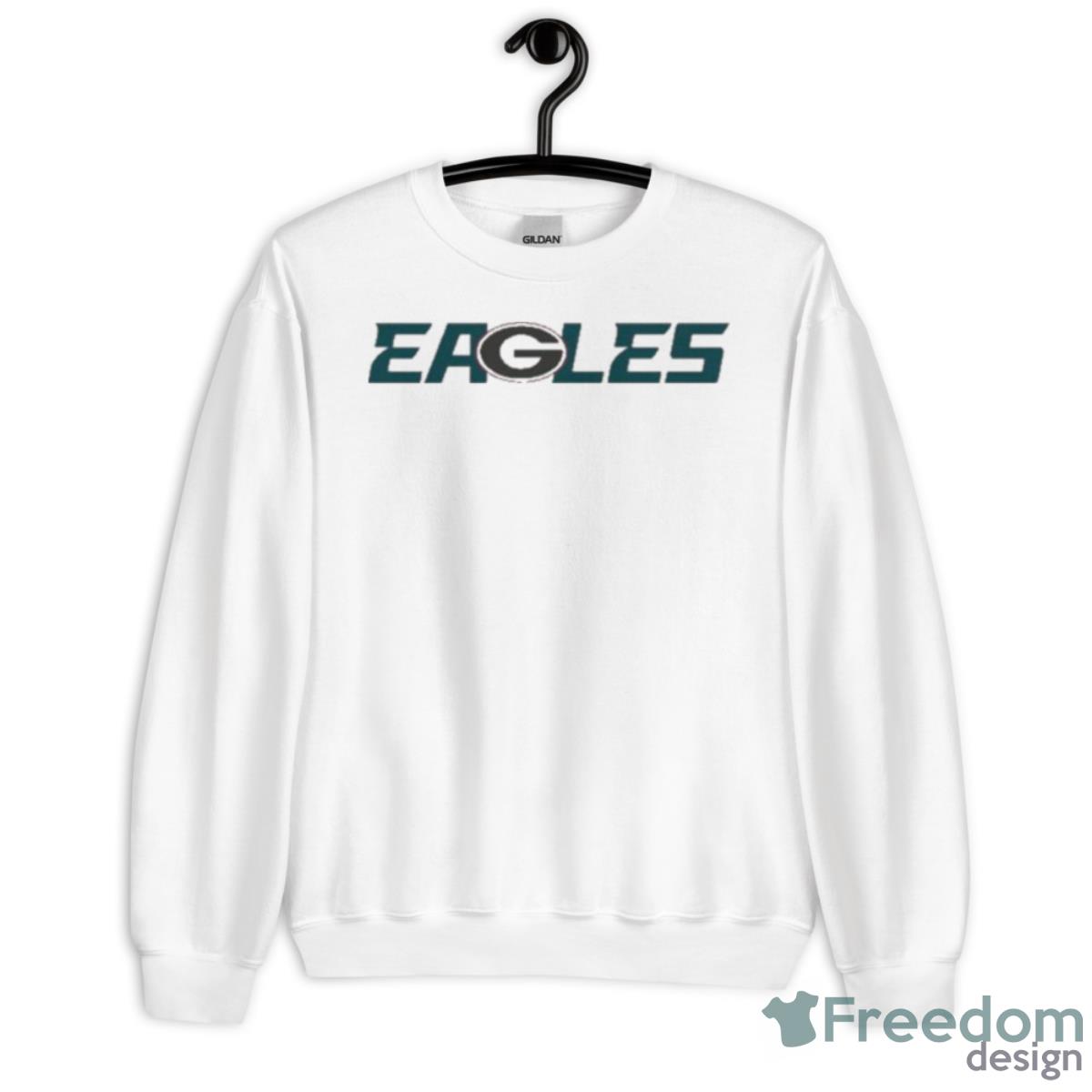 Eagles Philadelphia Eagles Georgia Bulldogs Logo Shirt - Unisex Heavy Blend Crewneck Sweatshirt