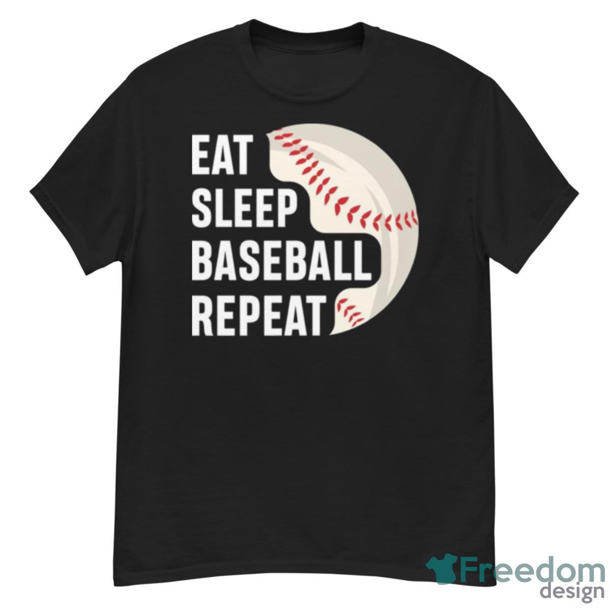Eat Sleep Baseball Repeat Logo Shirt - G500 Men’s Classic T-Shirt