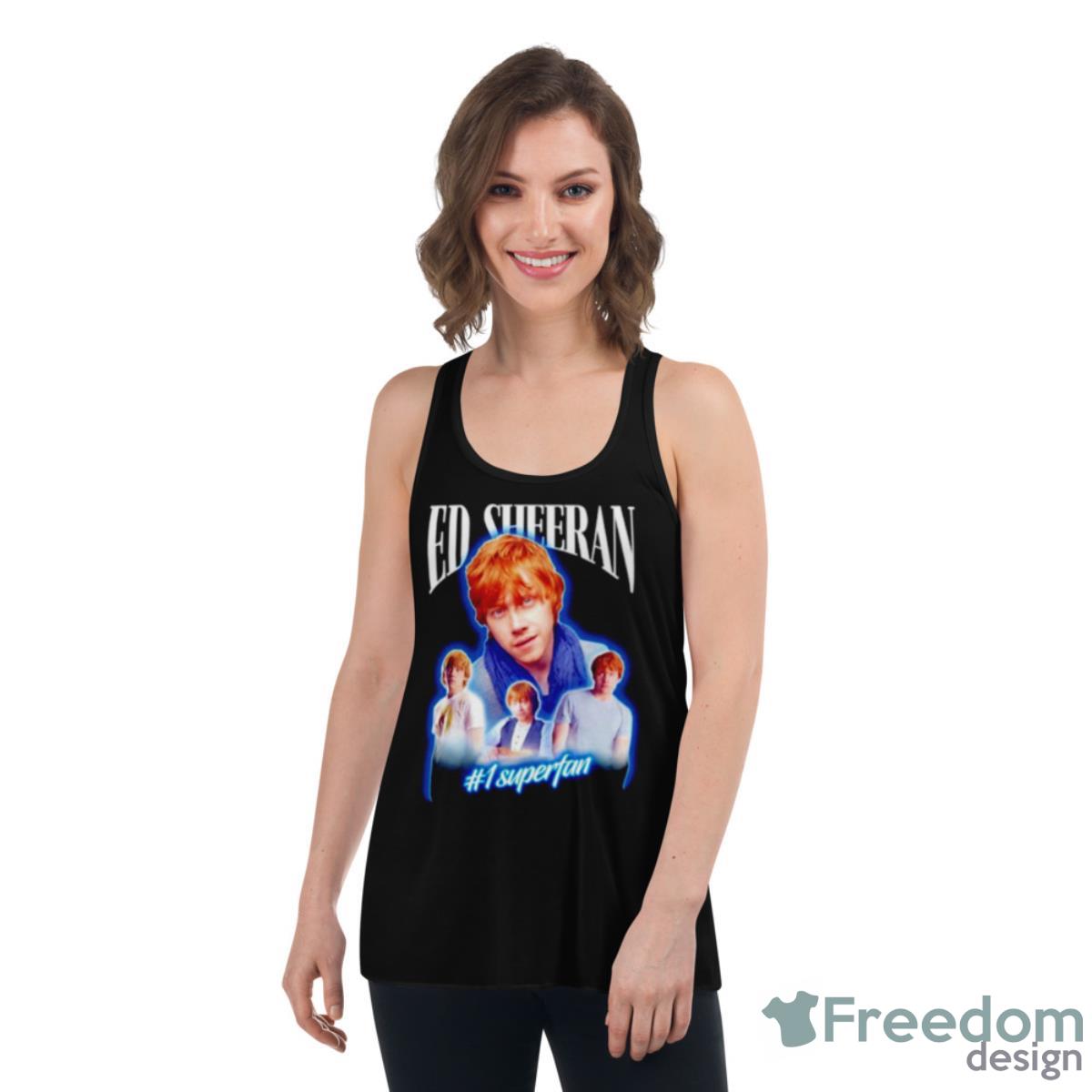 Ed Sheeran 1 Superfan Shirt - Womens Flowy Racerback Tank Ed Sheeran 1 Superfan Shirt - Womens Flowy Racerback Tank