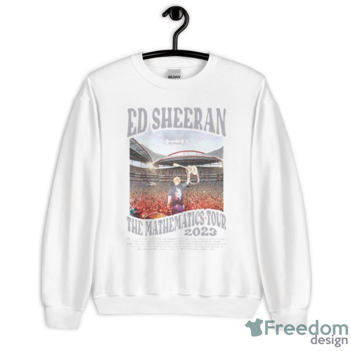 Ed Sheeran The Mathematics Tour 2023 Shirt - Unisex Heavy Blend Crewneck Sweatshirt