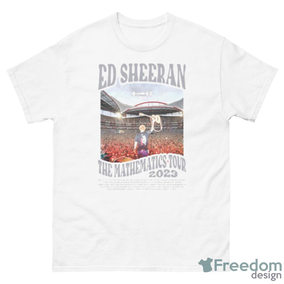 Ed Sheeran The Mathematics Tour 2023 Shirt - 500 Men’s Classic Tee Gildan