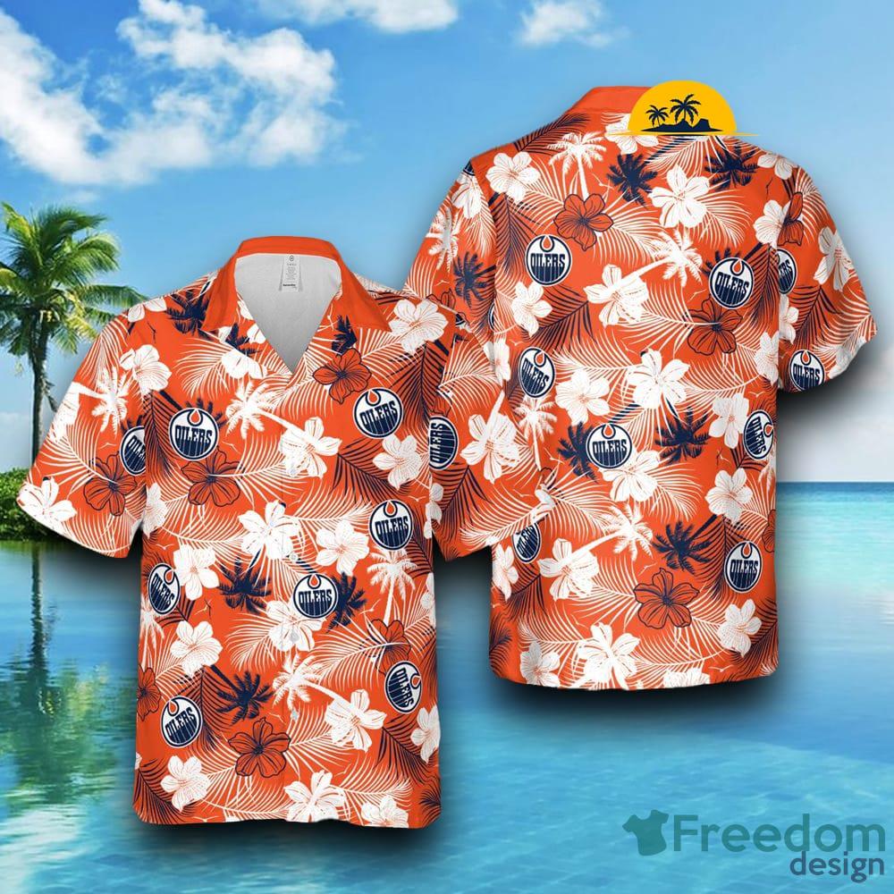 Edmonton Oilers NHL Custom Name Hawaiian Shirt Great Gift For Men Women  Fans - Freedomdesign