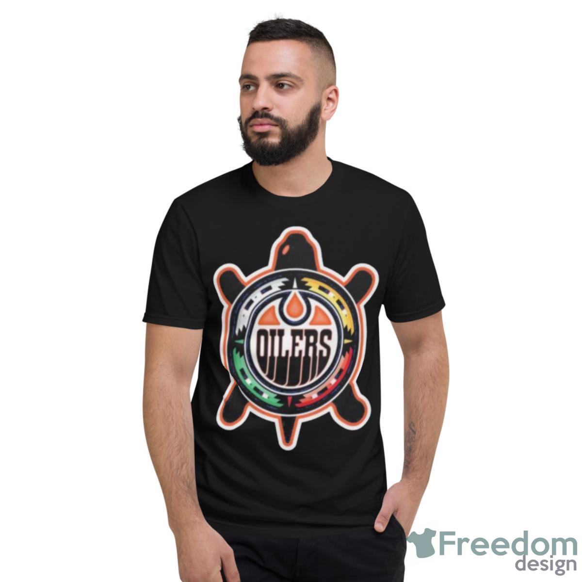 Edmonton Oilers Turtle Shirt - Short Sleeve T-Shirt