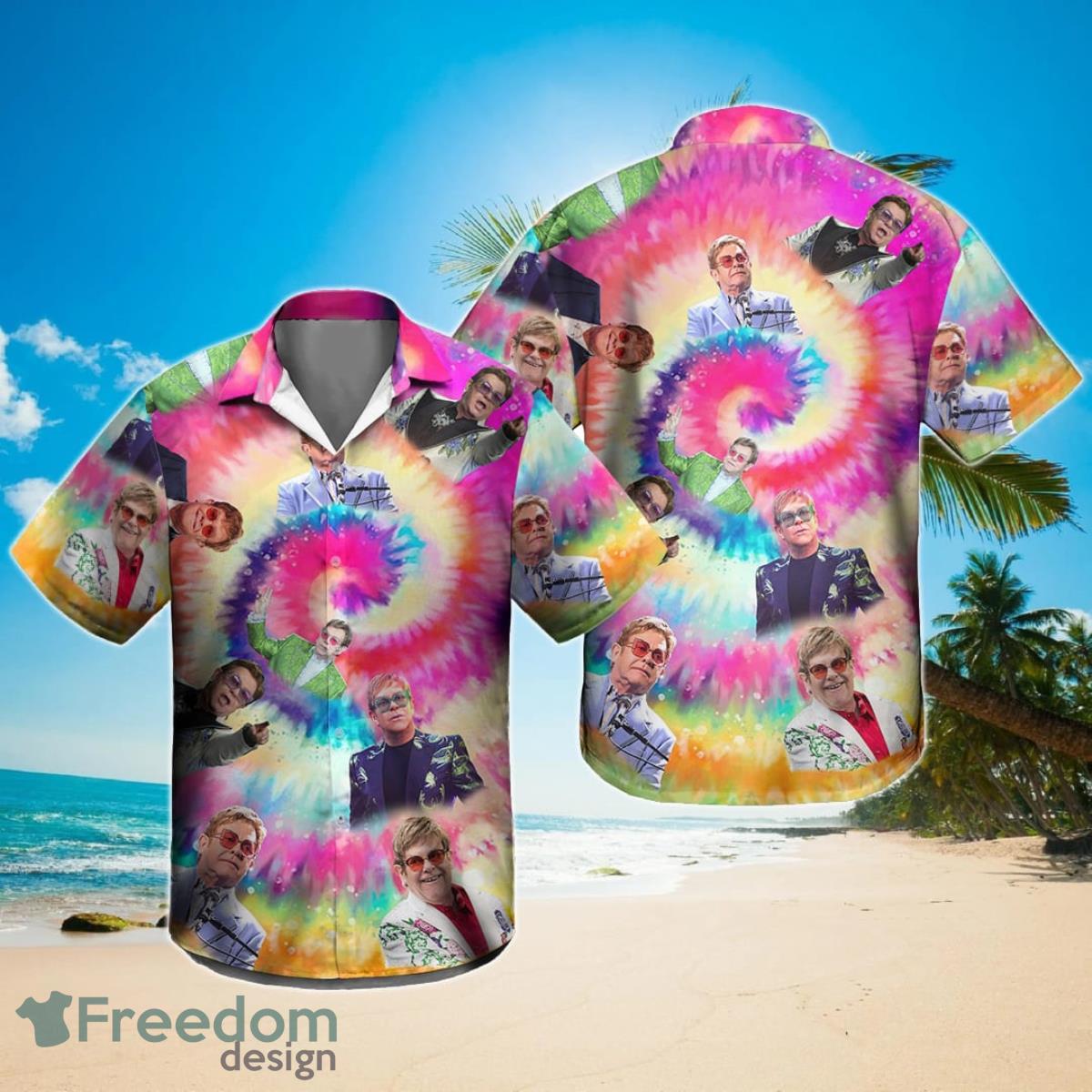 Elton John On Stage Hawaiian Shirt For Men And Women Product Photo 1