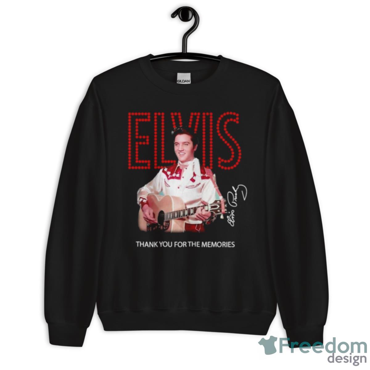 Elvis 2023 Thank You For The Memories Shirt - Unisex Crewneck Sweatshirt Elvis 2023 Thank You For The Memories Shirt - Unisex Crewneck Sweatshirt