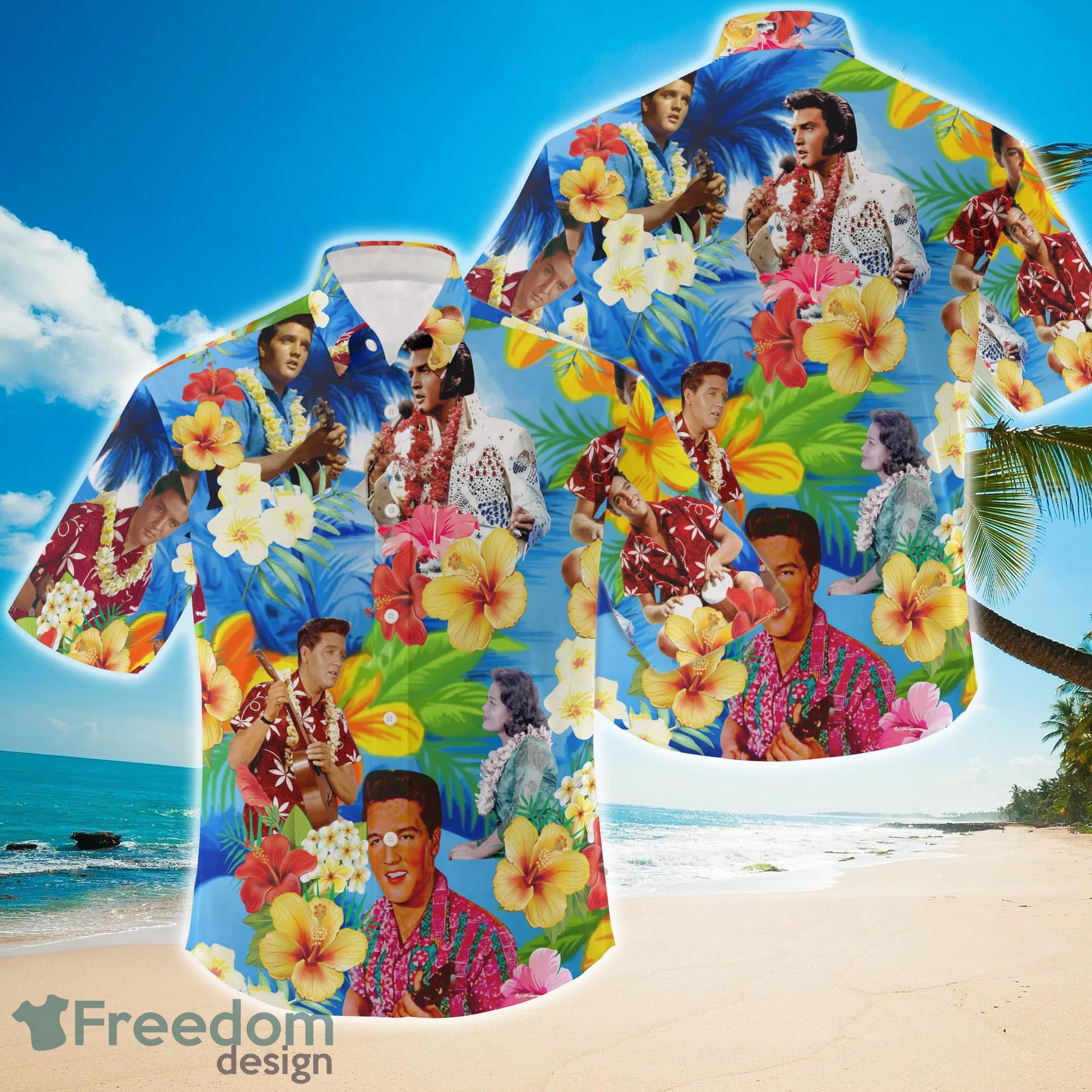 Elvis Presley Blue Hawaiian Shirt Product Photo 1