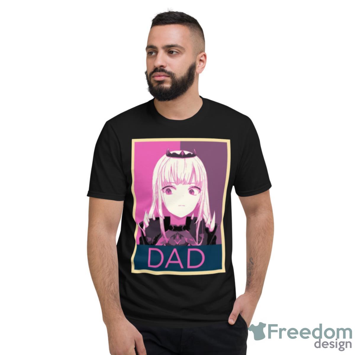En Calliope Mori Dad Posterized Hololive Shirt - Short Sleeve T-Shirt