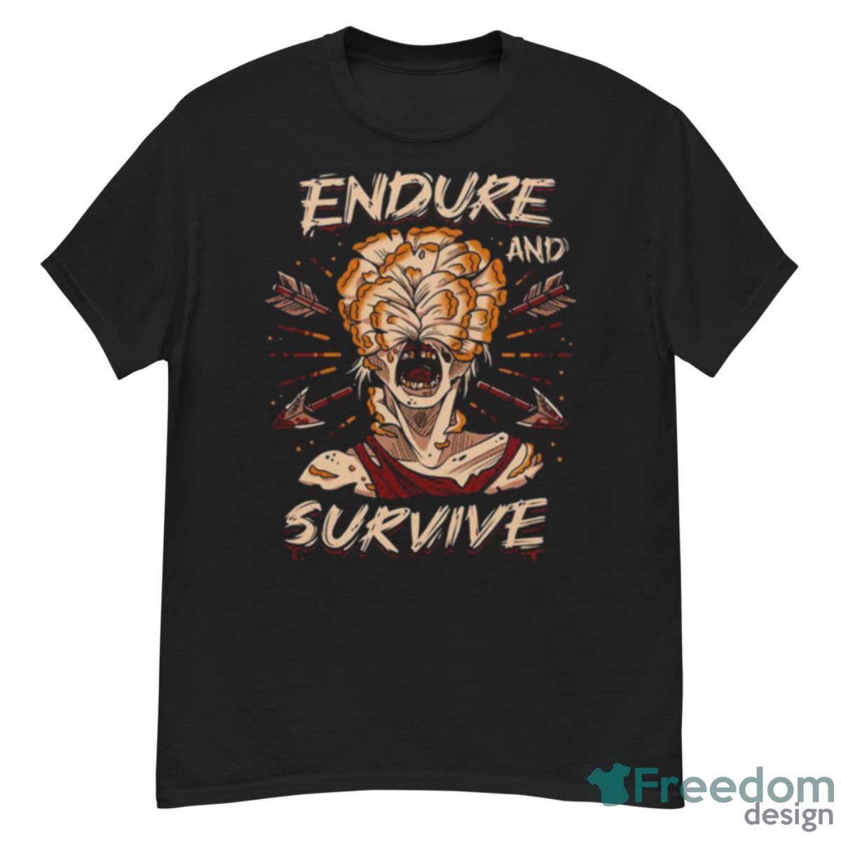 Endure And Survive Black Clover Horror Vintage Shirt - G500 Men’s Classic T-Shirt
