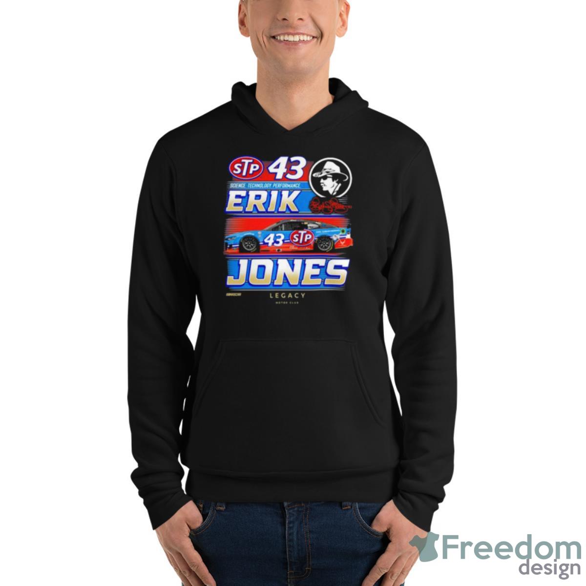 Erik Jones LEGACY Motor Club Team Collection STP Shirt - Unisex Fleece Pullover Hoodie Erik Jones LEGACY Motor Club Team Collection STP Shirt - Unisex Fleece Pullover Hoodie