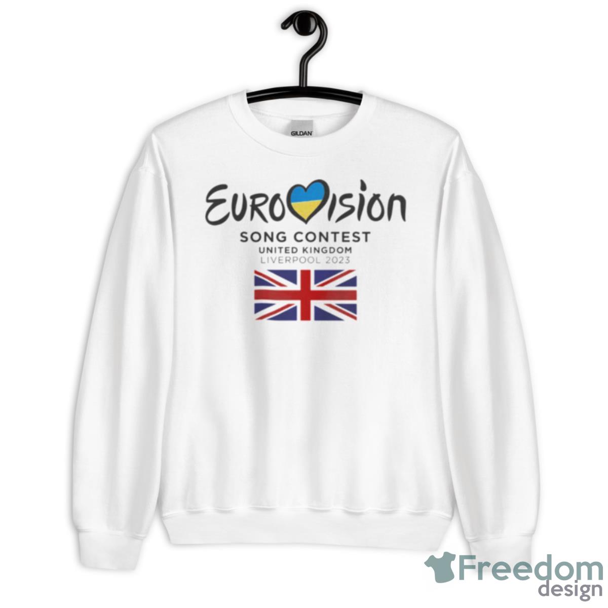 Eurovision Song Contest 2023 Liverpool Shirt - Unisex Heavy Blend Crewneck Sweatshirt