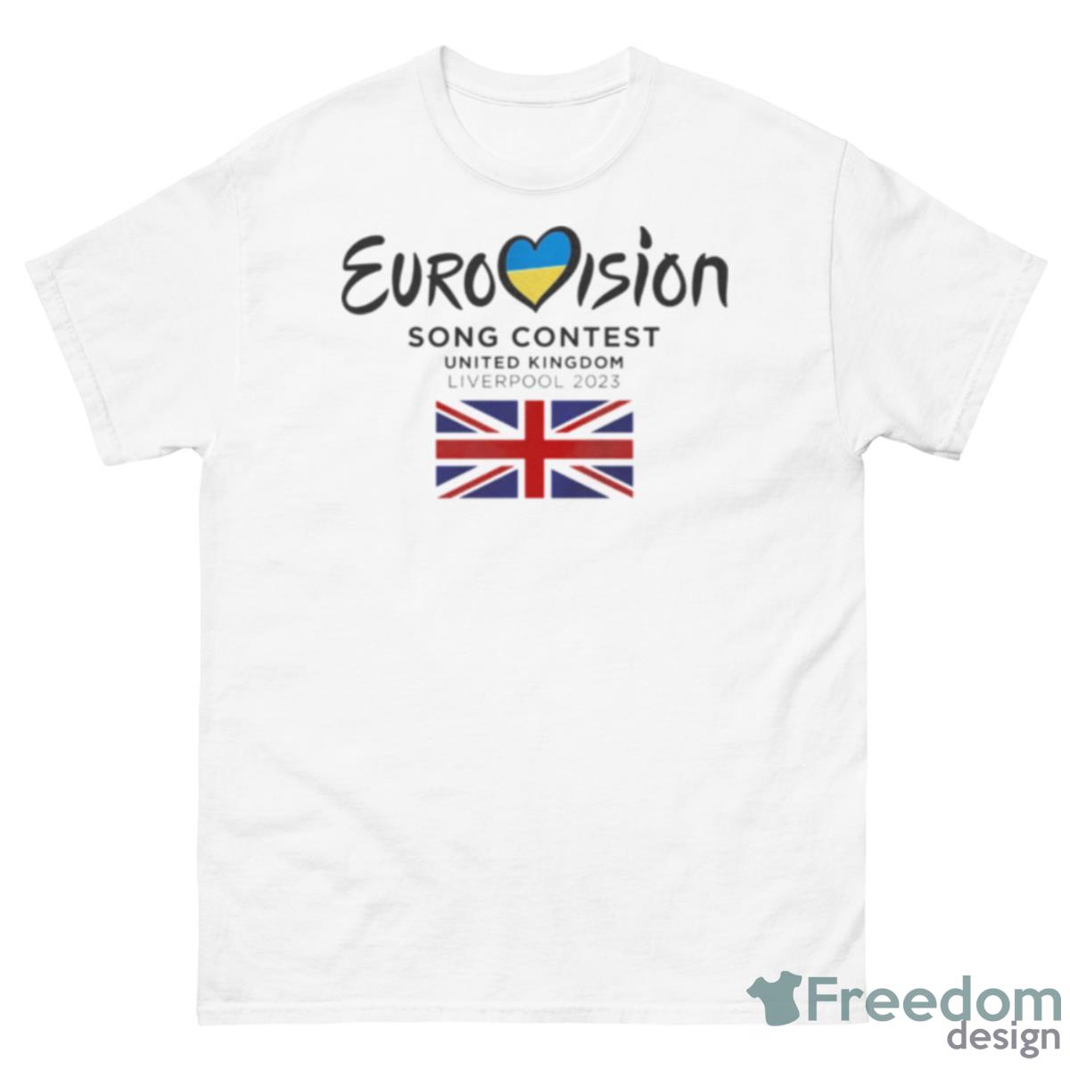 Eurovision Song Contest 2023 Liverpool Shirt - 500 Men’s Classic Tee Gildan