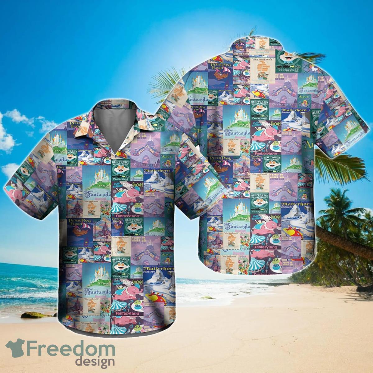 Fantasyland Disney Inspired Hawaiian Shirt Product Photo 1