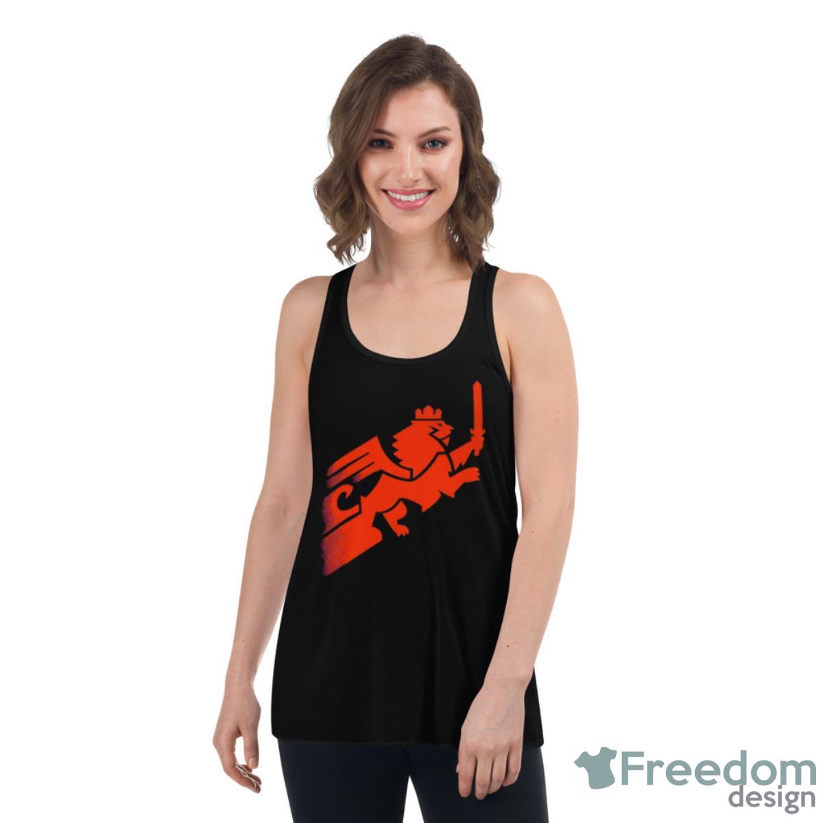 FC Cincinnati Streaking Lion Shirt - Womens Flowy Racerback Tank FC Cincinnati Streaking Lion Shirt - Womens Flowy Racerback Tank