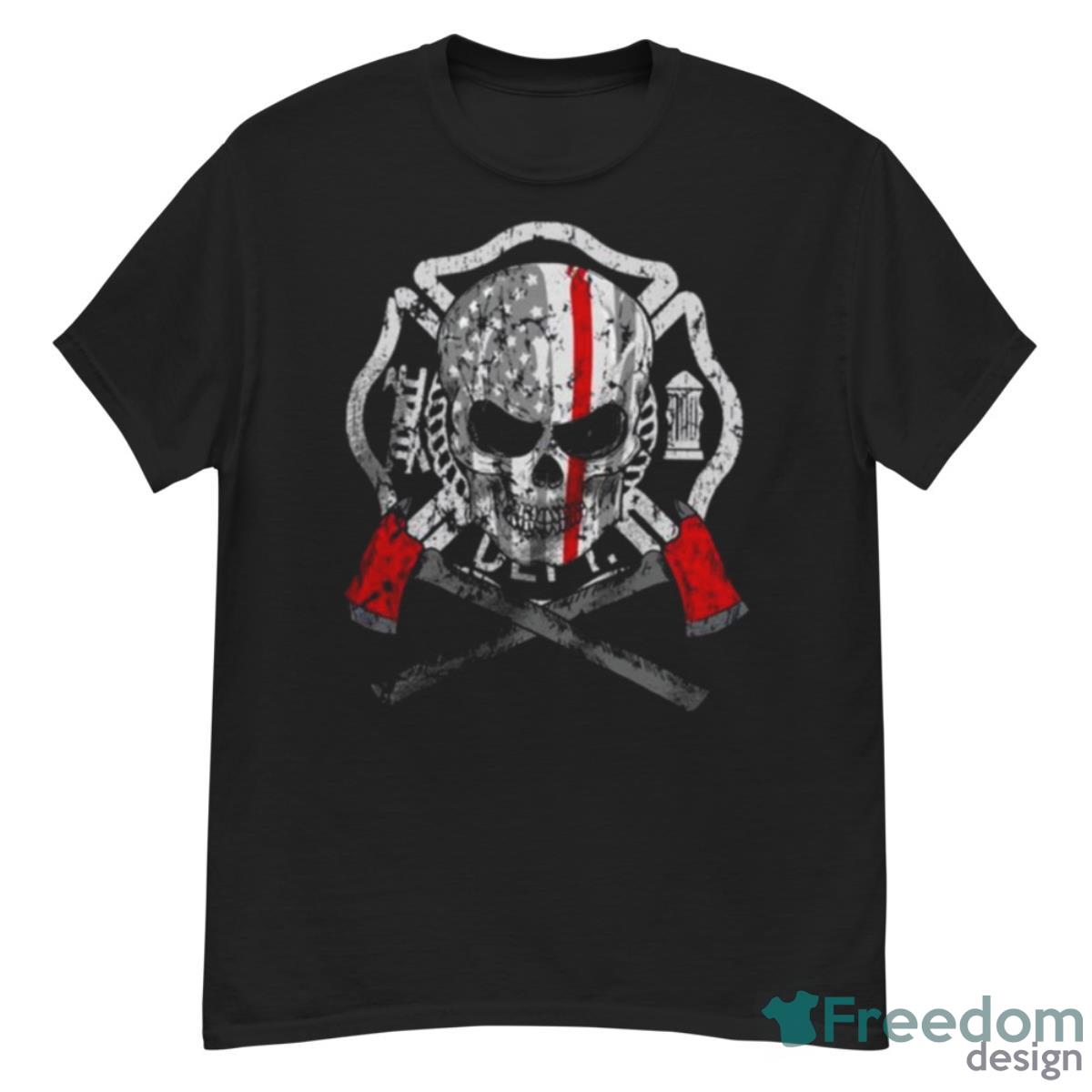 Fear No Flame Skull USA Flag Shirt - G500 Men’s Classic T-Shirt