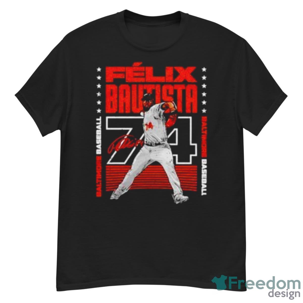 Felix Bautista Baltimore Baseball No 74 Signature Shirt - G500 Men’s Classic T-Shirt