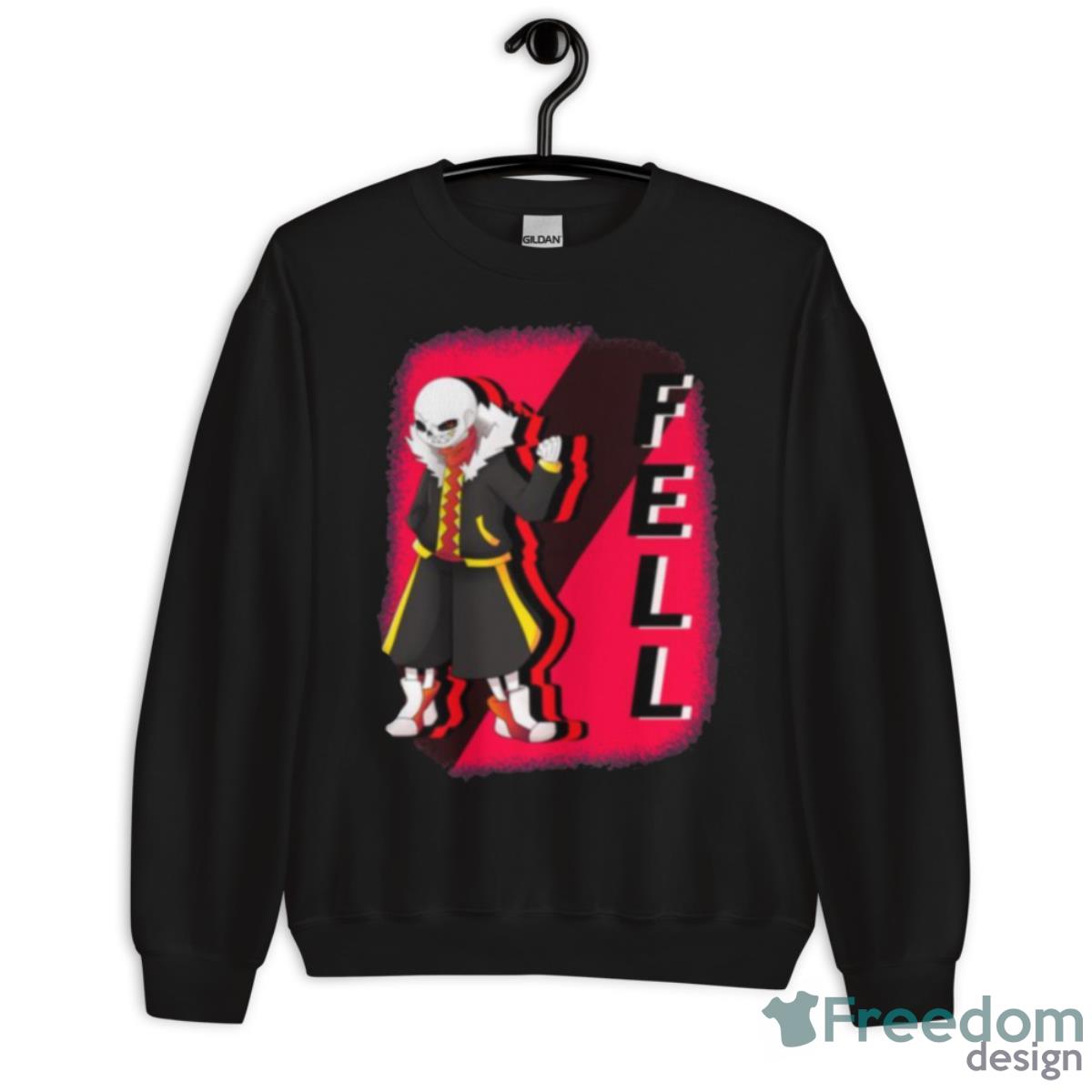 Fell Sans Underfell Red Graphic Undertale Shirt - Unisex Crewneck Sweatshirt Fell Sans Underfell Red Graphic Undertale Shirt - Unisex Crewneck Sweatshirt