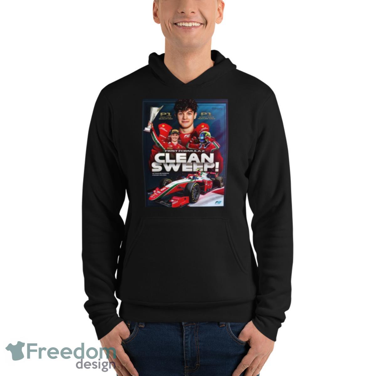 First Formula 2 Clean Sweep 2023 Shirt - Unisex Fleece Pullover Hoodie First Formula 2 Clean Sweep 2023 Shirt - Unisex Fleece Pullover Hoodie