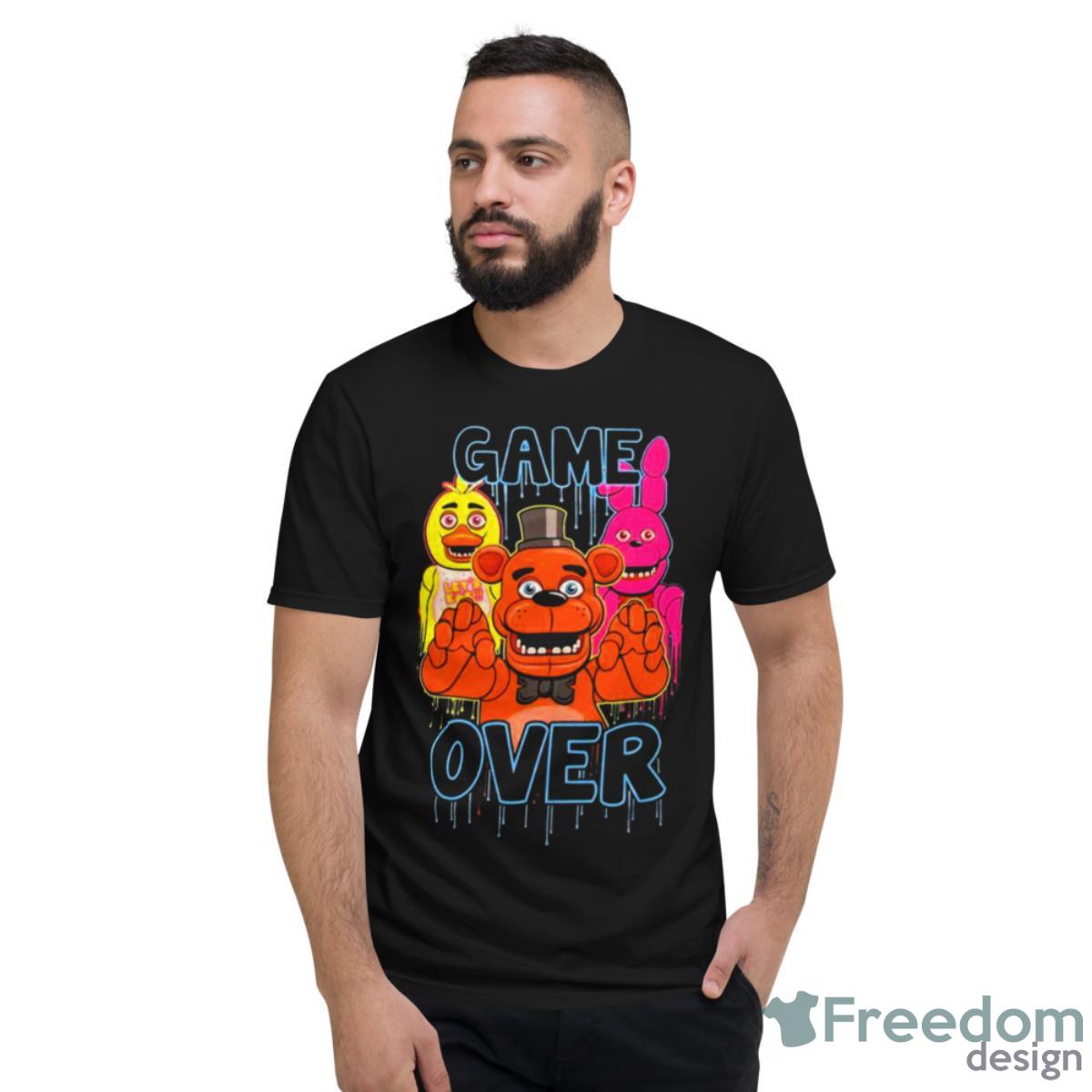 Five Nights At Freddy’s Game Over LS Shirt - Short Sleeve T-Shirt Five Nights At Freddy’s Game Over LS Shirt - Short Sleeve T-Shirt
