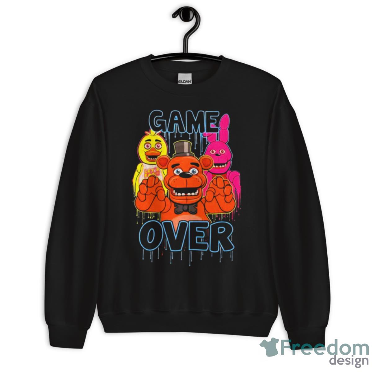 Five Nights At Freddy’s Game Over LS Shirt - Unisex Crewneck Sweatshirt Five Nights At Freddy’s Game Over LS Shirt - Unisex Crewneck Sweatshirt