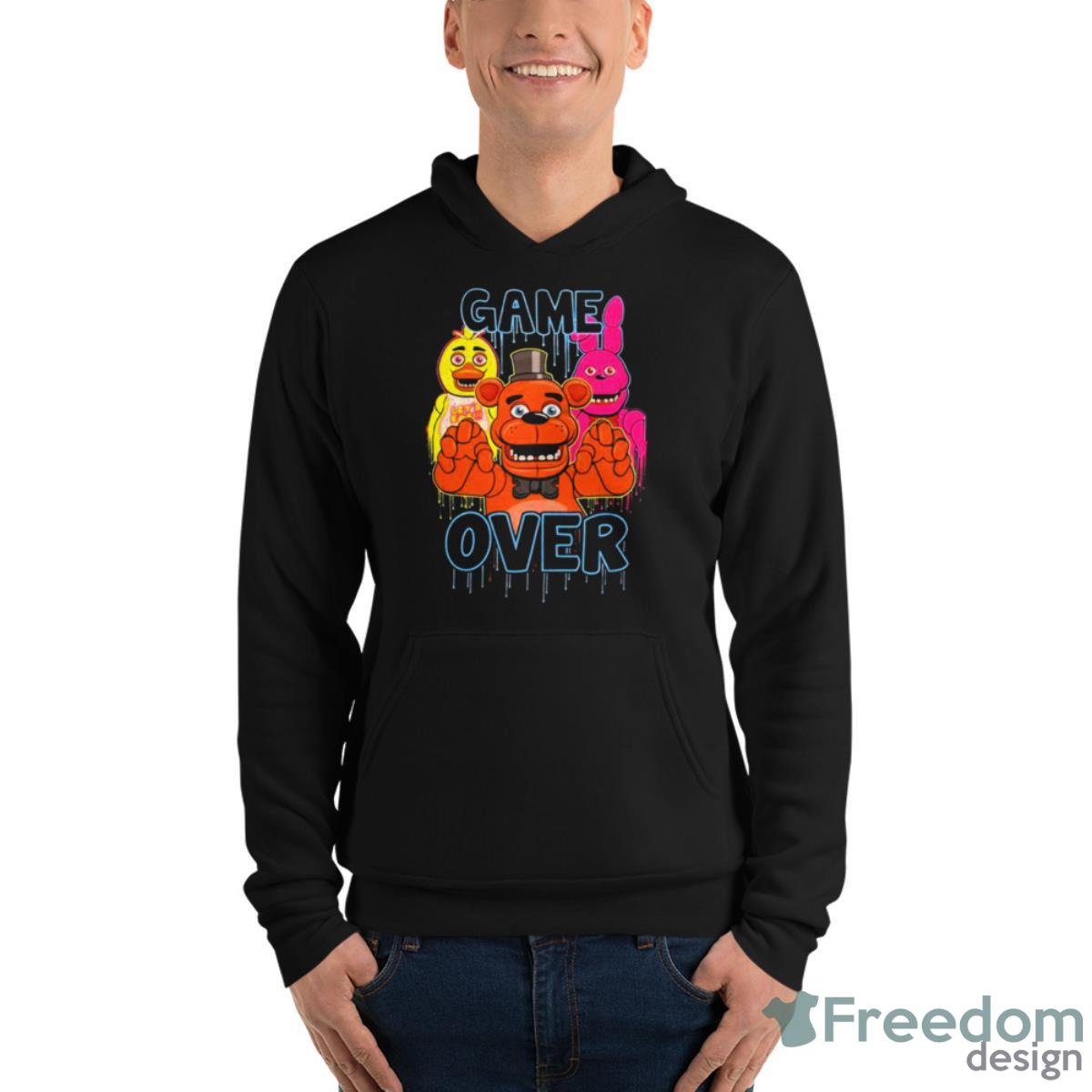 Five Nights At Freddy’s Game Over LS Shirt - Unisex Fleece Pullover Hoodie Five Nights At Freddy’s Game Over LS Shirt - Unisex Fleece Pullover Hoodie
