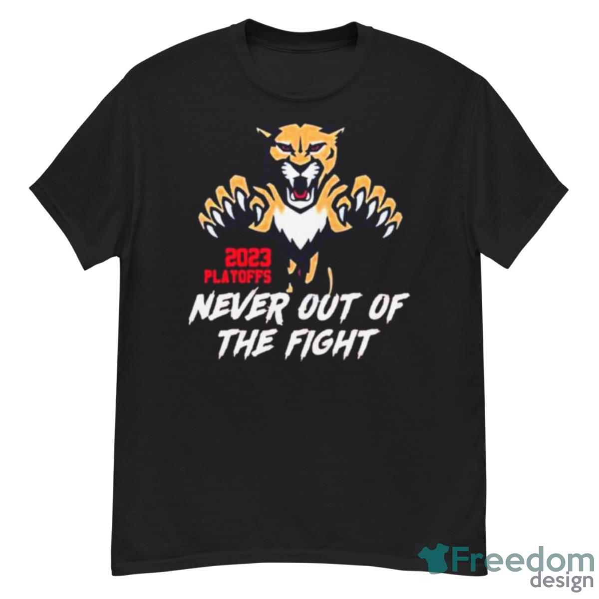 Florida Panthers 2023 Stanley Cup Playoff Never Out Of The Fight Shirt - G500 Men’s Classic T-Shirt