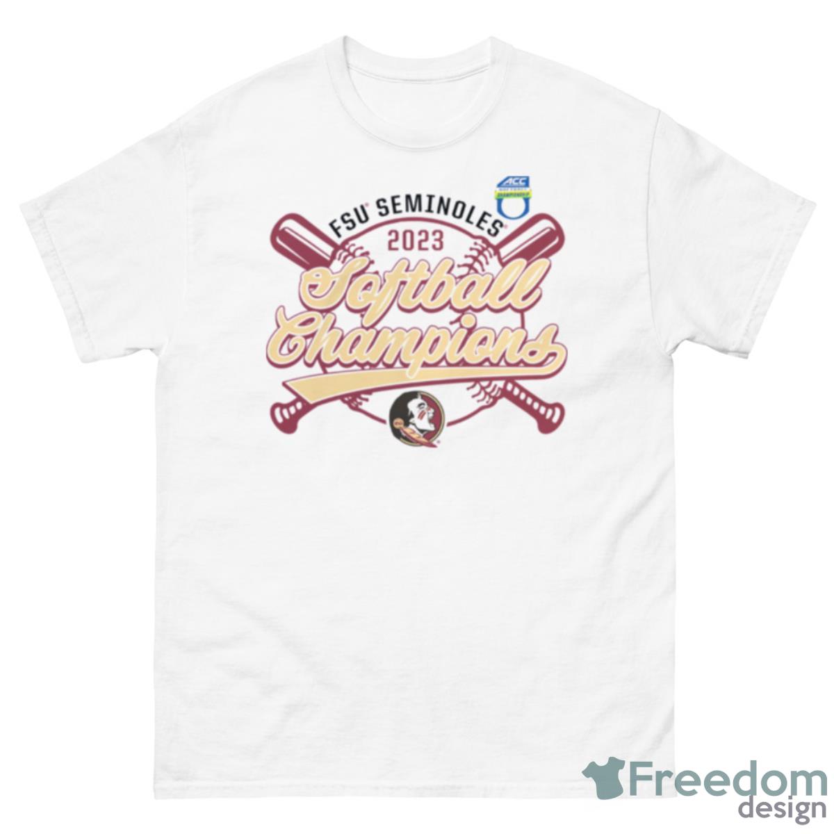 Florida State Seminoles 2023 ACC Softball Conference Tournament Champions T Shirt - 500 Men’s Classic Tee Gildan