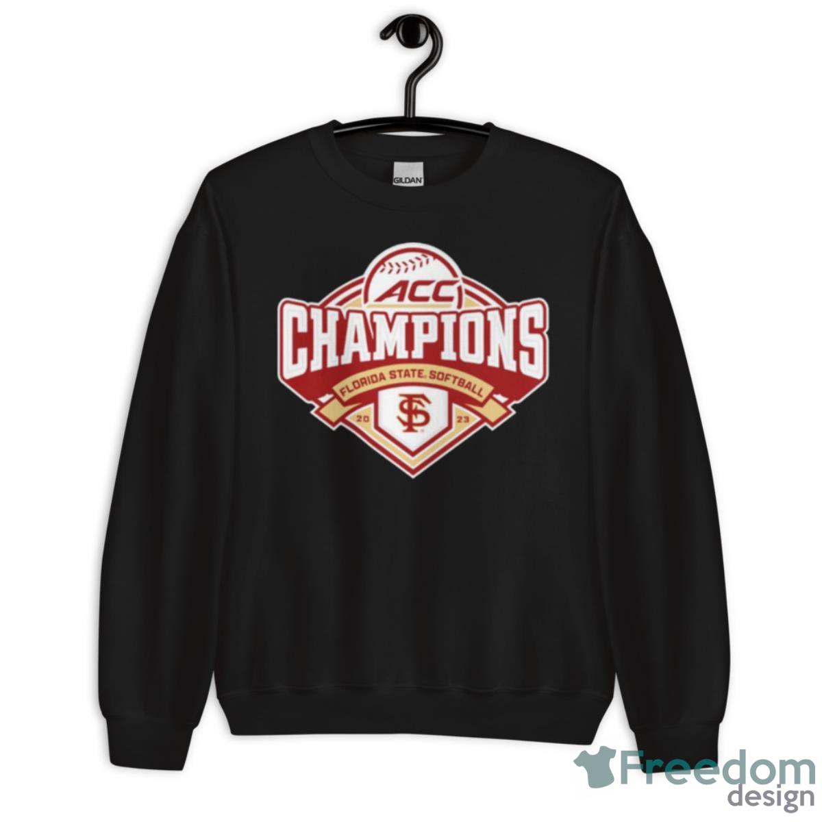Florida State Seminoles NCAA ACC Softball Conference Tournament Champions 2023 Shirt - Unisex Crewneck Sweatshirt Florida State Seminoles NCAA ACC Softball Conference Tournament Champions 2023 Shirt - Unisex Crewneck Sweatshirt