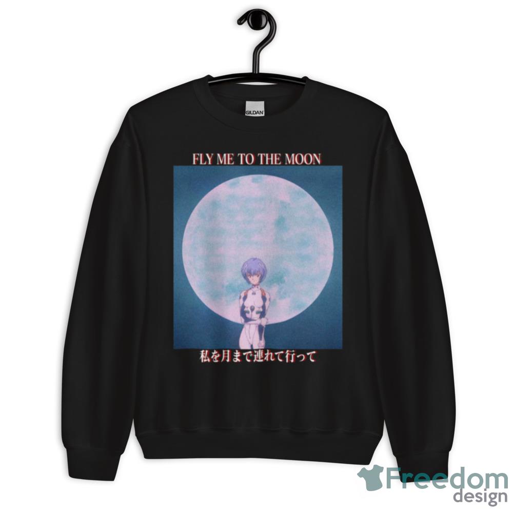 Fly Me To The Moon Take Me To The Moon Neon Genesis Evangelion Shirt - G500 Men’s Classic T-Shirt