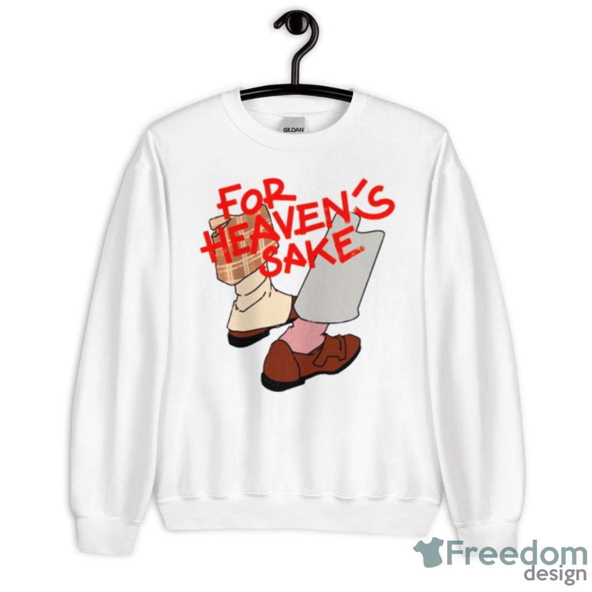 For Heaven’s Sake Good Omens Shirt - Unisex Heavy Blend Crewneck Sweatshirt