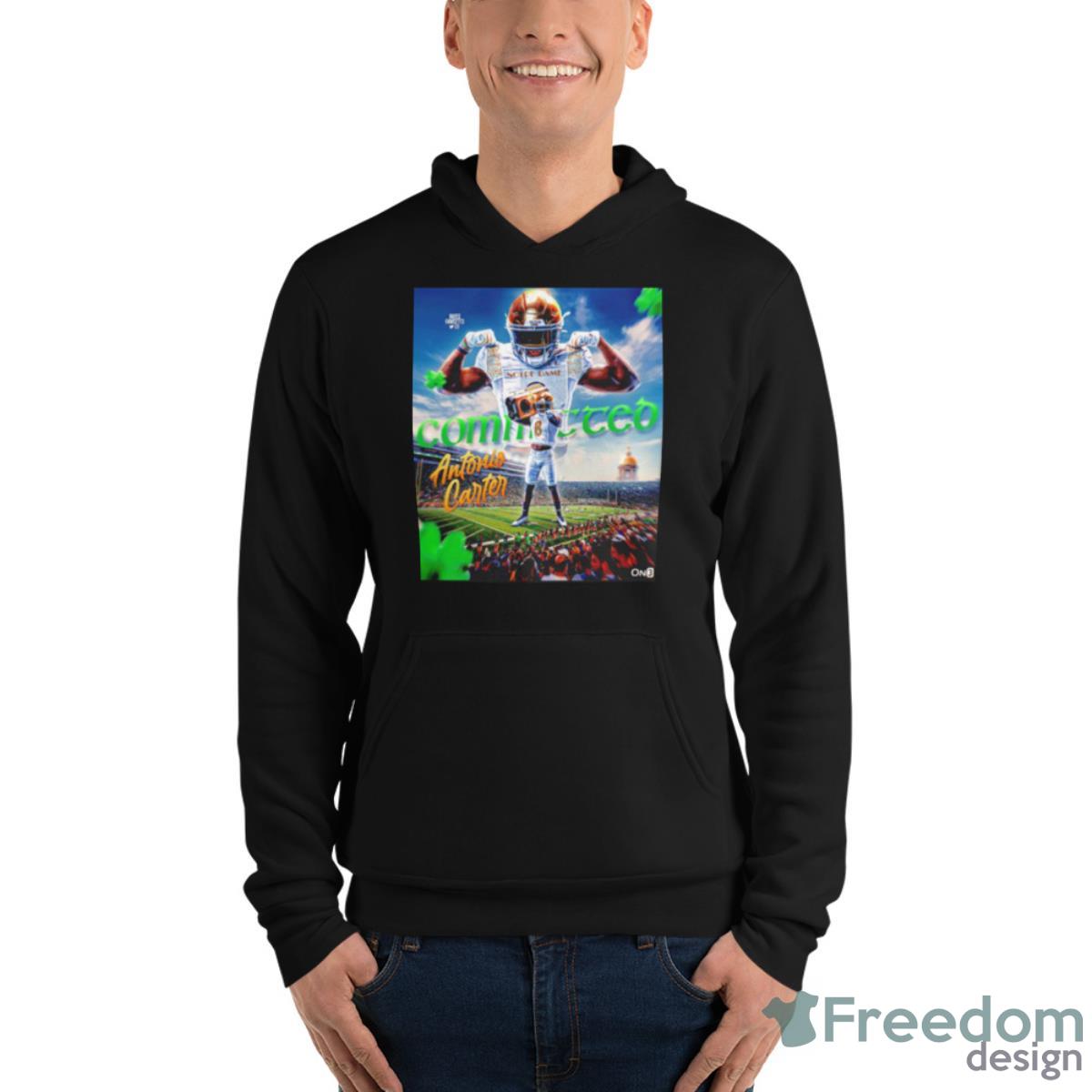 Former Rhode Island Safety Antonio Carter Tells Me He Has Committed To Notre Dame Shirt - Unisex Fleece Pullover Hoodie Former Rhode Island Safety Antonio Carter Tells Me He Has Committed To Notre Dame Shirt - Unisex Fleece Pullover Hoodie