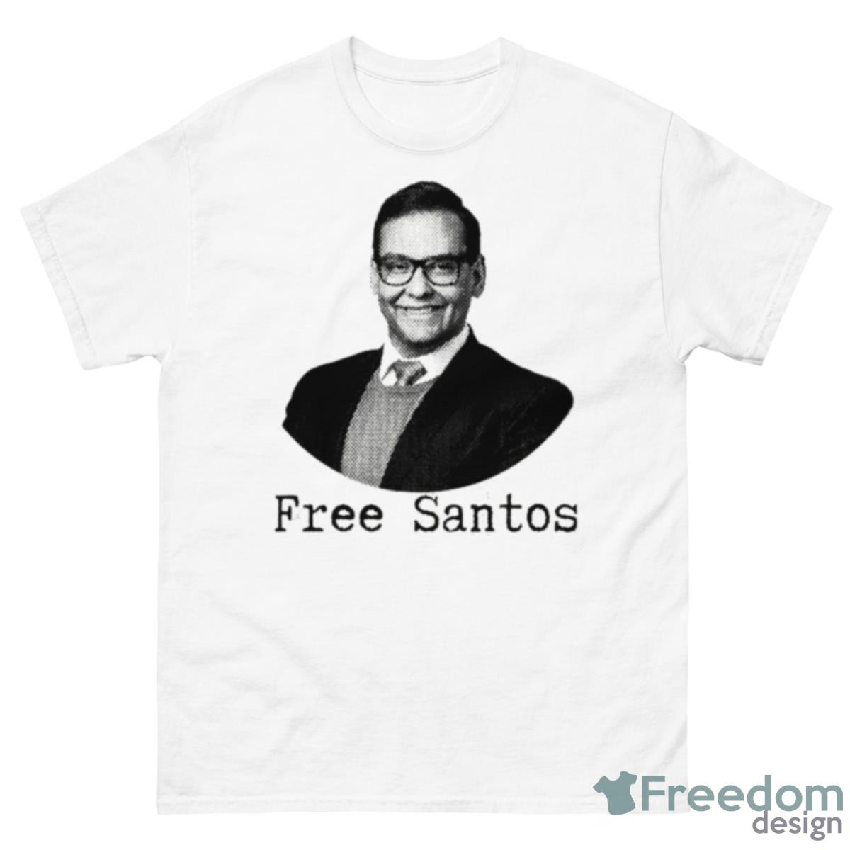 Free George Santos Black And White Shirt - 500 Men’s Classic Tee Gildan