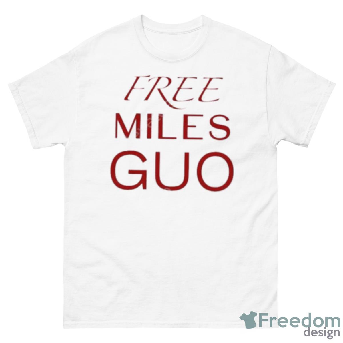 Free Miles Guo Shirt - 500 Men’s Classic Tee Gildan