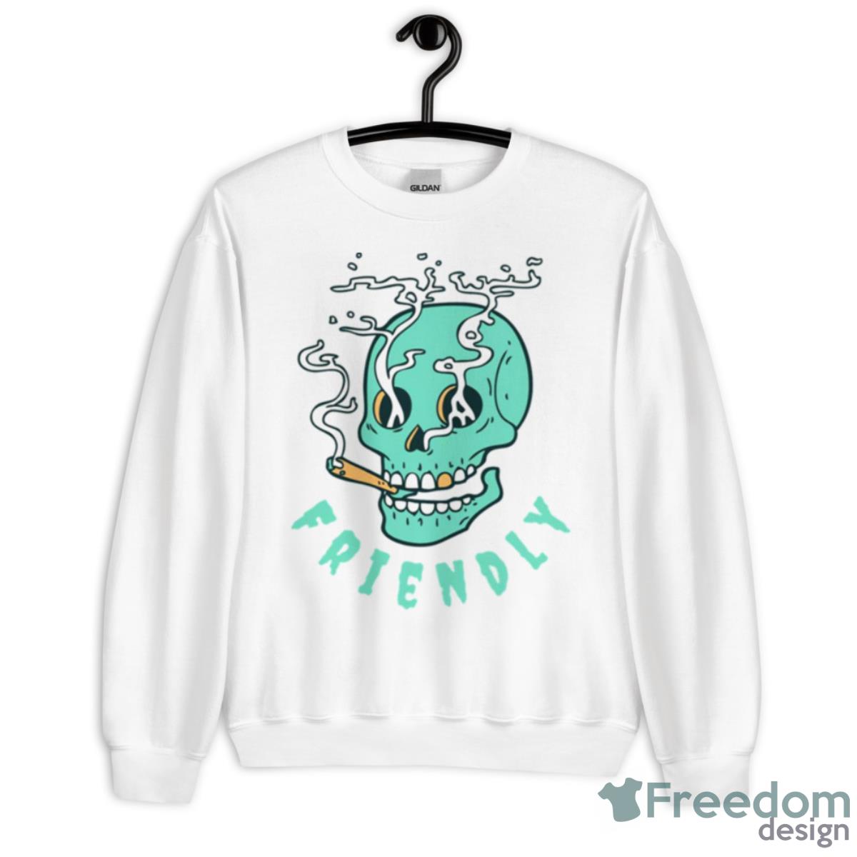 Friendly Happy 420 Shirt - Unisex Heavy Blend Crewneck Sweatshirt