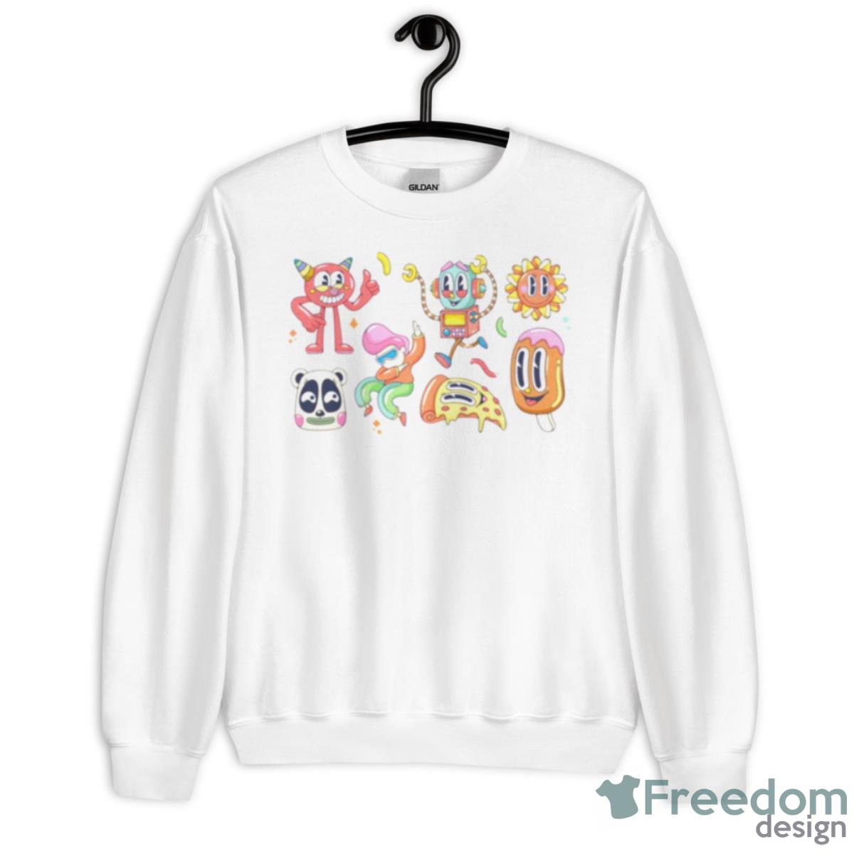 Friends In Amazing World Of Gumball Shirt - Unisex Heavy Blend Crewneck Sweatshirt