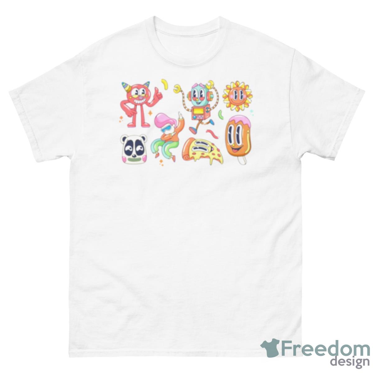 Friends In Amazing World Of Gumball Shirt - 500 Men’s Classic Tee Gildan