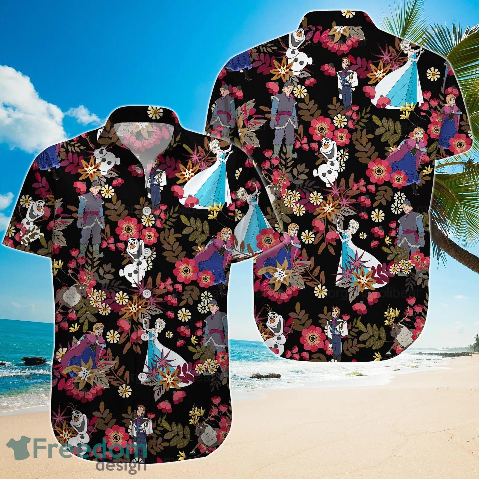 Frozen Hawaiian Shirt And Short For Men And Women Product Photo 2